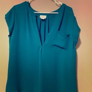 Teal Blouse